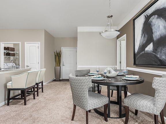 Open Living Room and Breakfast Bar