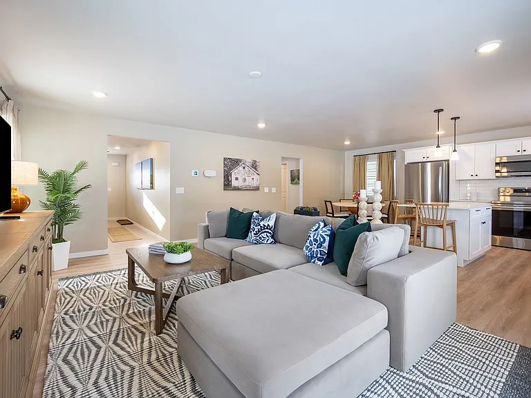 An inviting living space with clean lines and plenty of room to kick back, recharge, and feel right at home.
