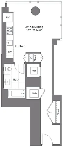 Floor plan Studio | S02