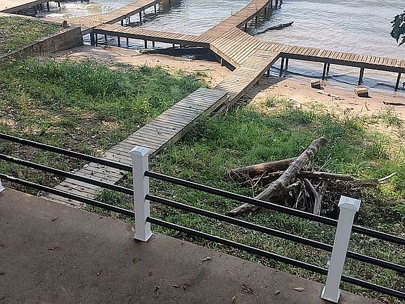 Ohio river dock