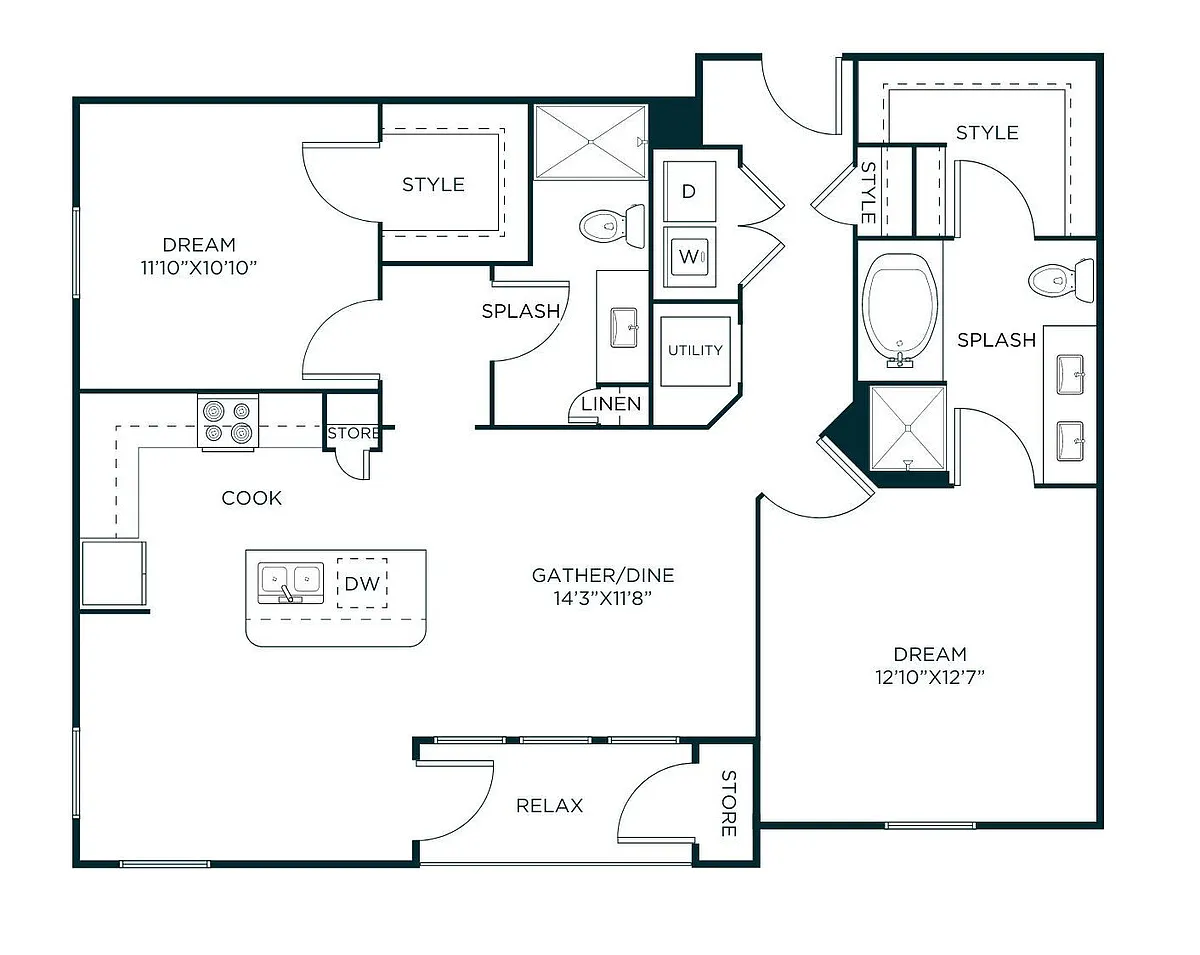Floor plan B2