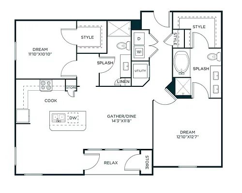 Floor plan B2