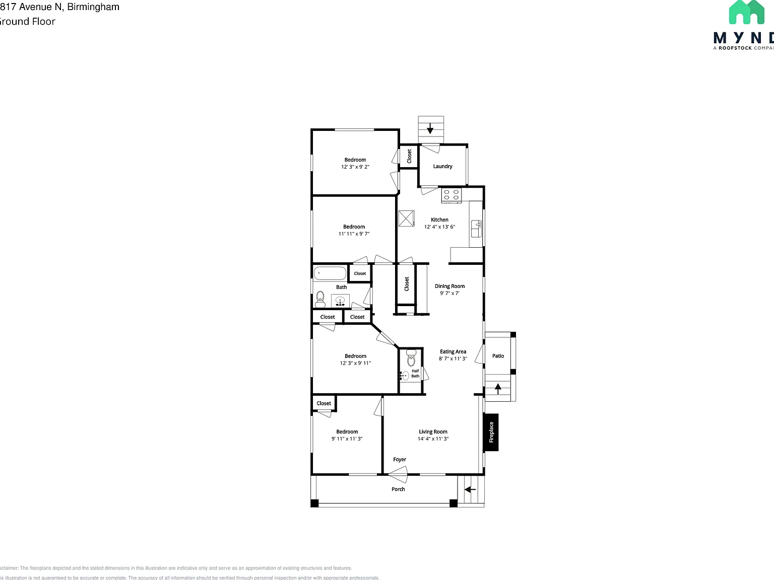 4 bed, 1.5 bath, 1600 sqft, $1,170 — Photo 2