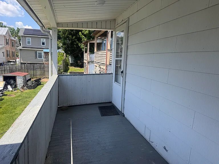 Porch and deck view
