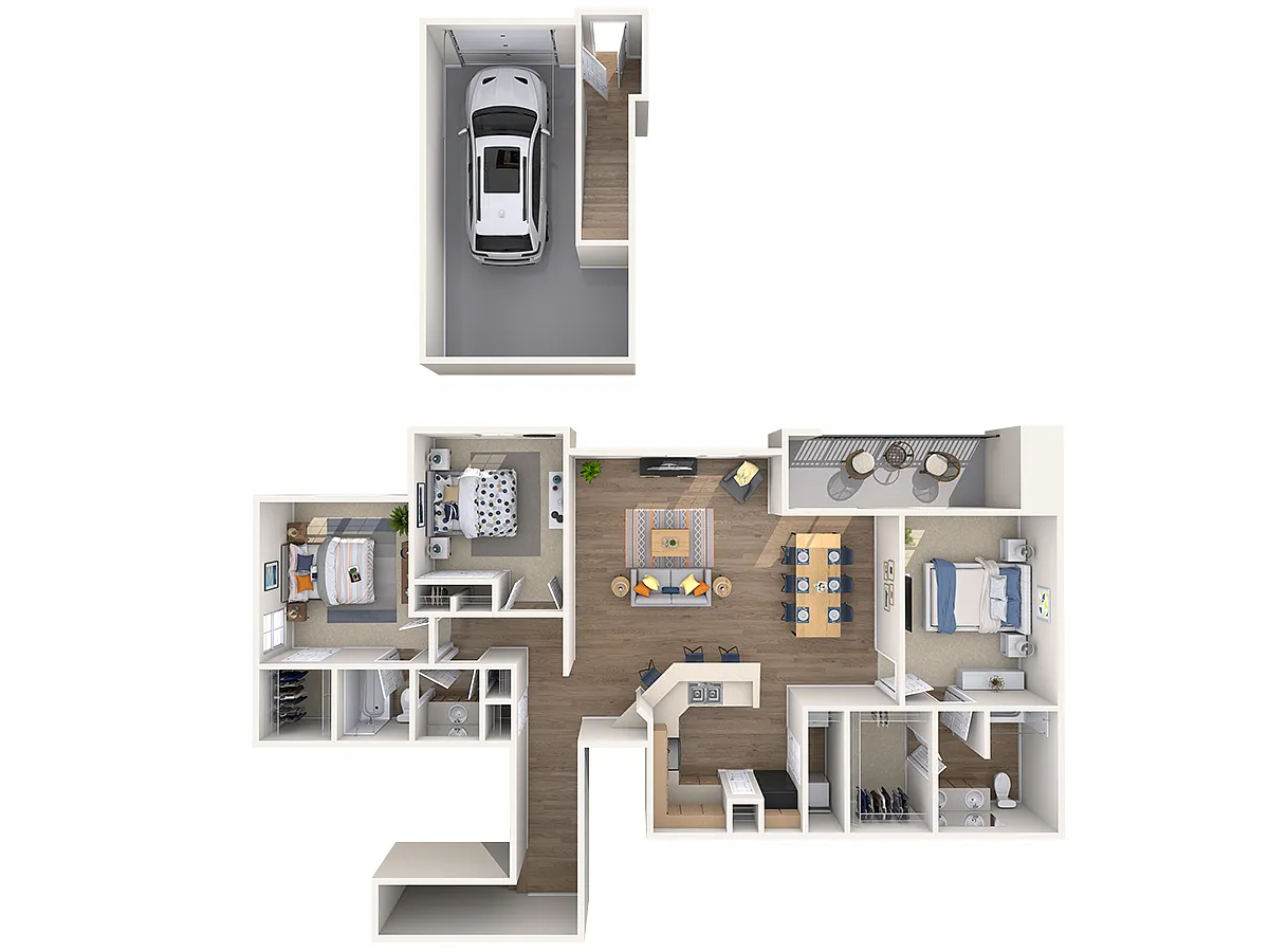 Floor plan C2 - Garage