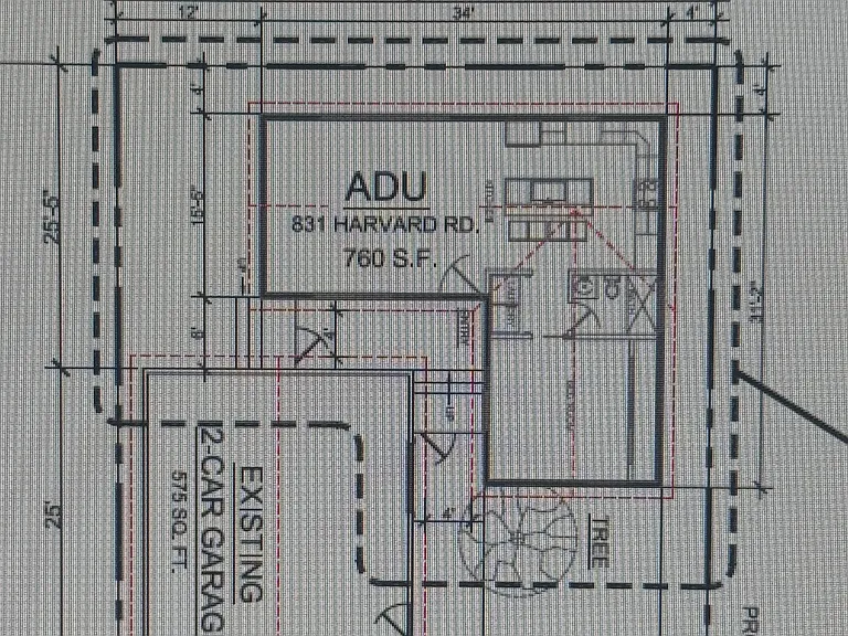 Layout of guest house