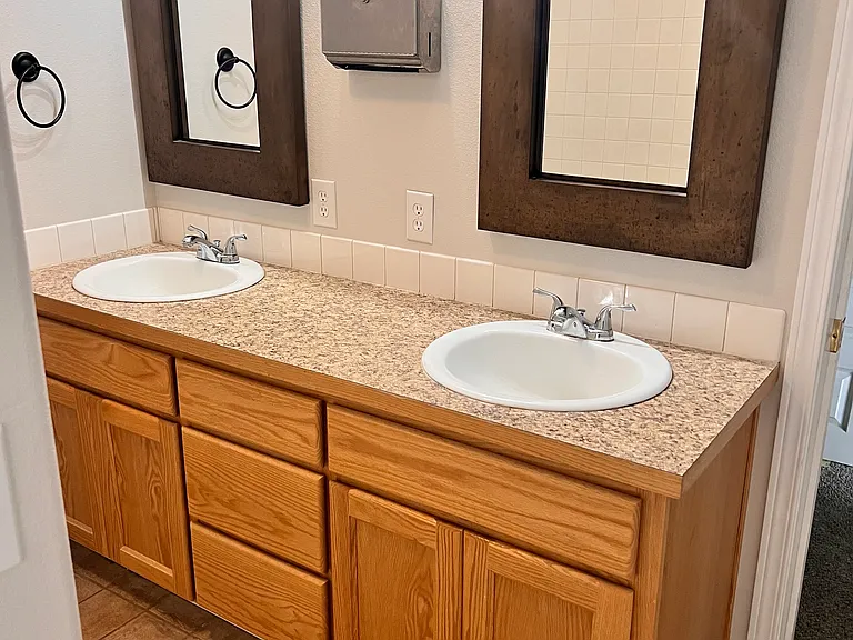 Downstairs master bathroom