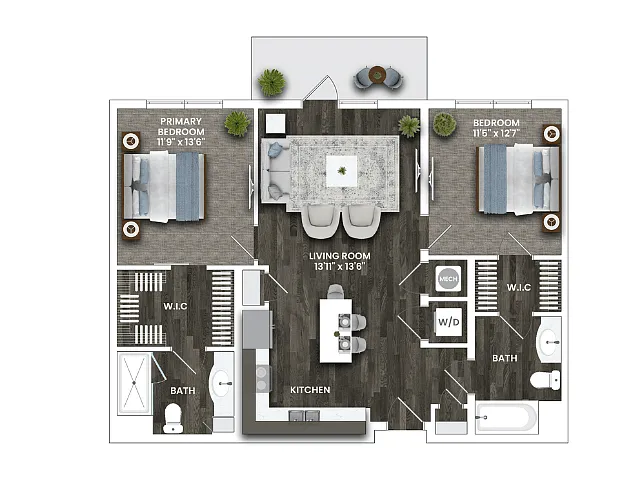 Floor plan B1B