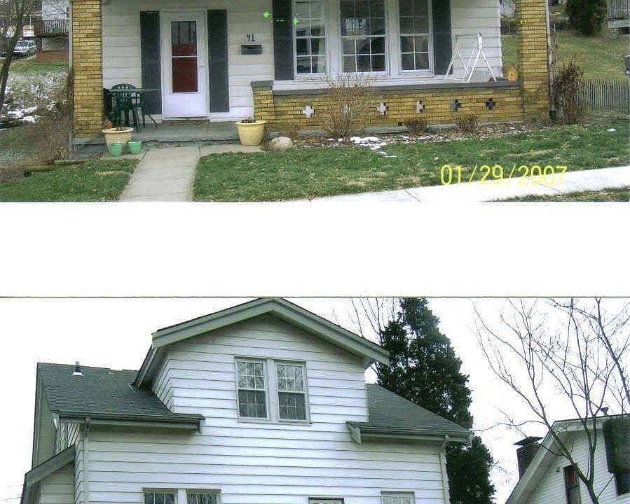 front and rear view of house