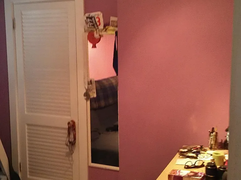 other side of bedroom with loft