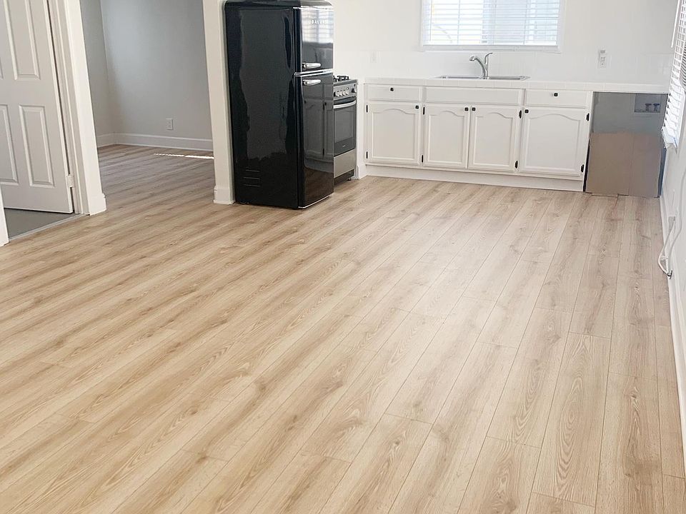 Living room and kitchen.