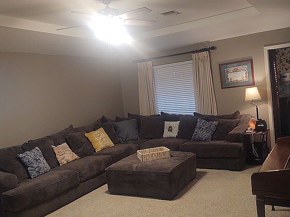 Living area from front entry