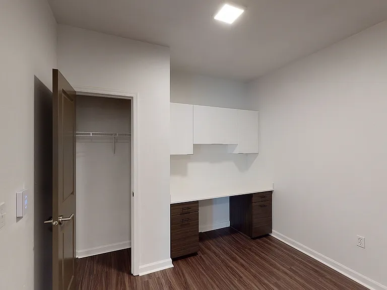 Apartment built-in desk.