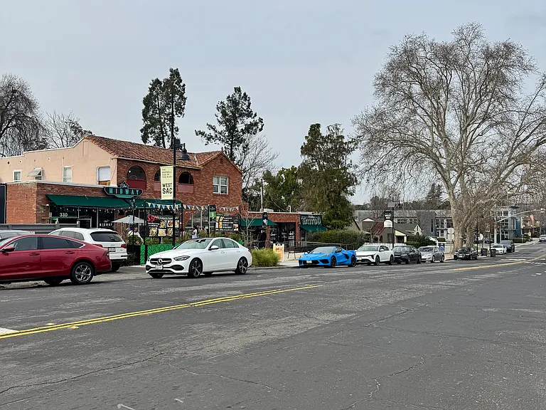 Restaurants and Retail locations across the railroad tracks