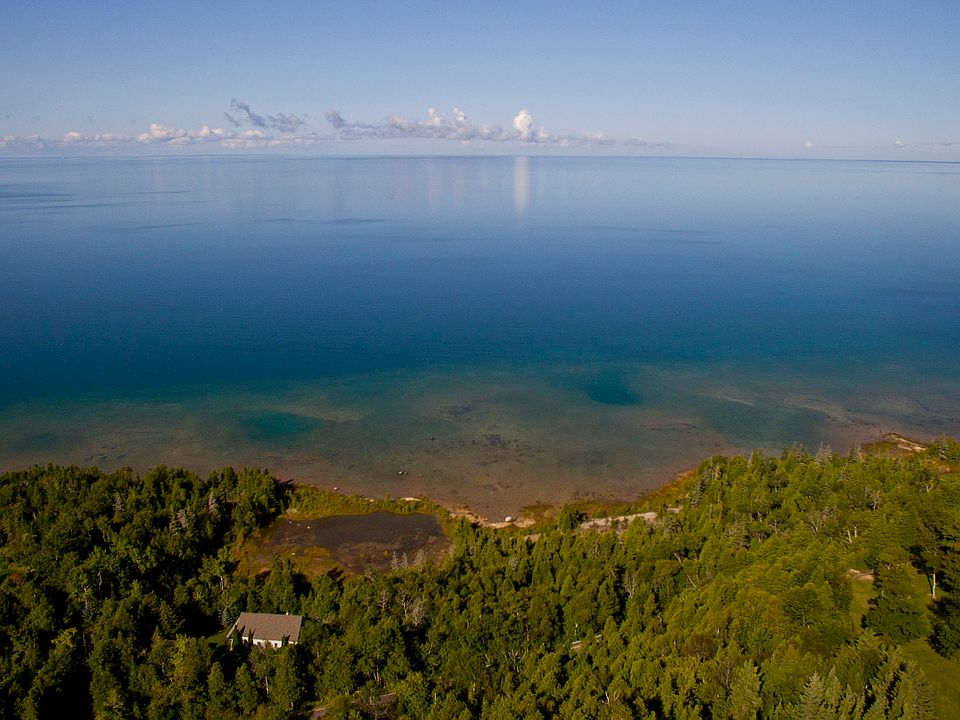 Aerial Lake Michigan & Home