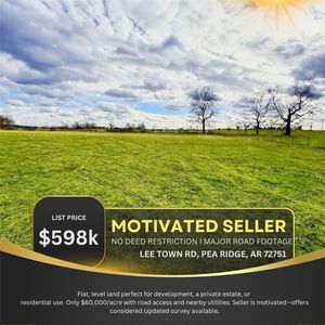 Lee Town Rd, Pea ridge, AR, 72751