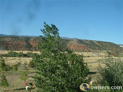 View from upstairs window toward south