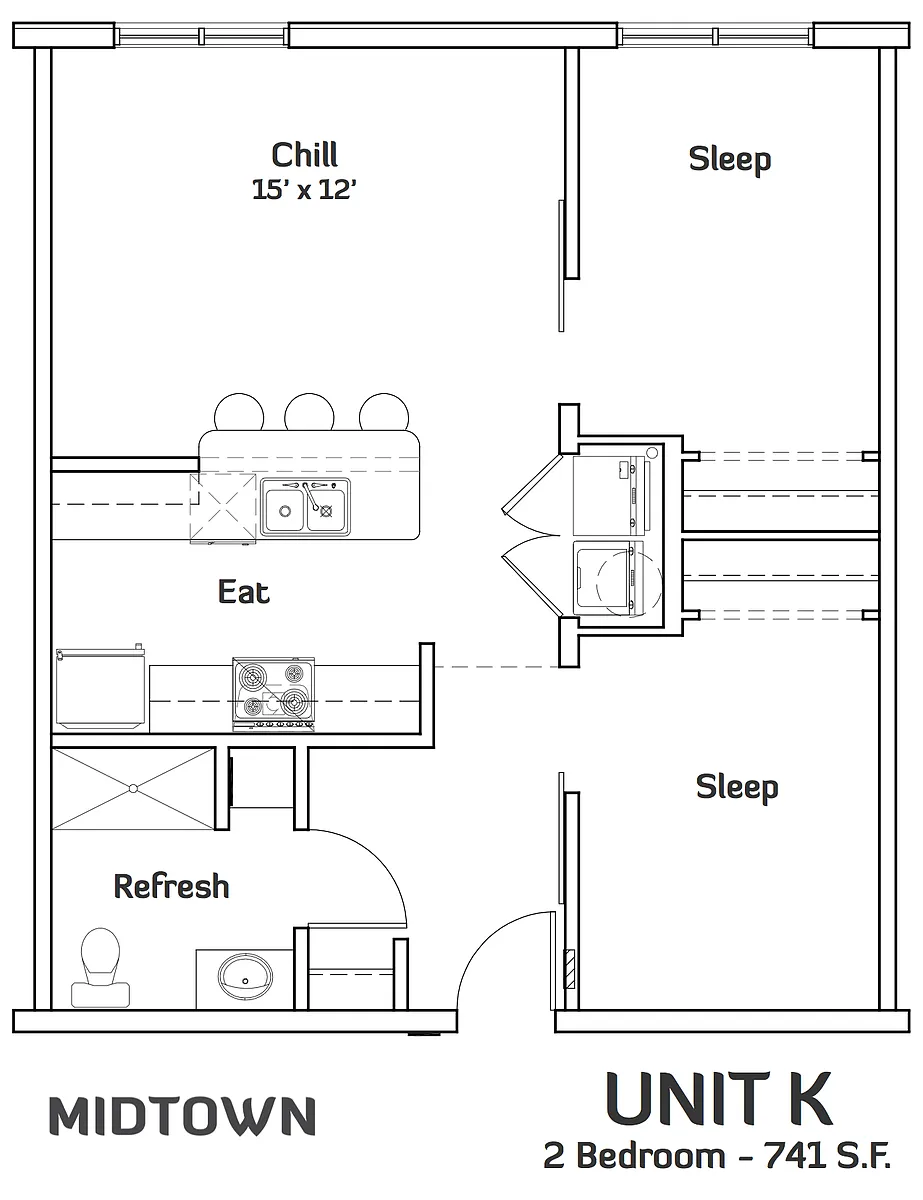 Floor plan K