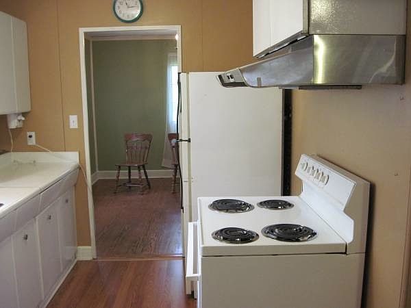 Galley style kitchen