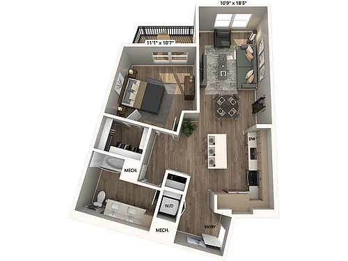 Floor plan A18