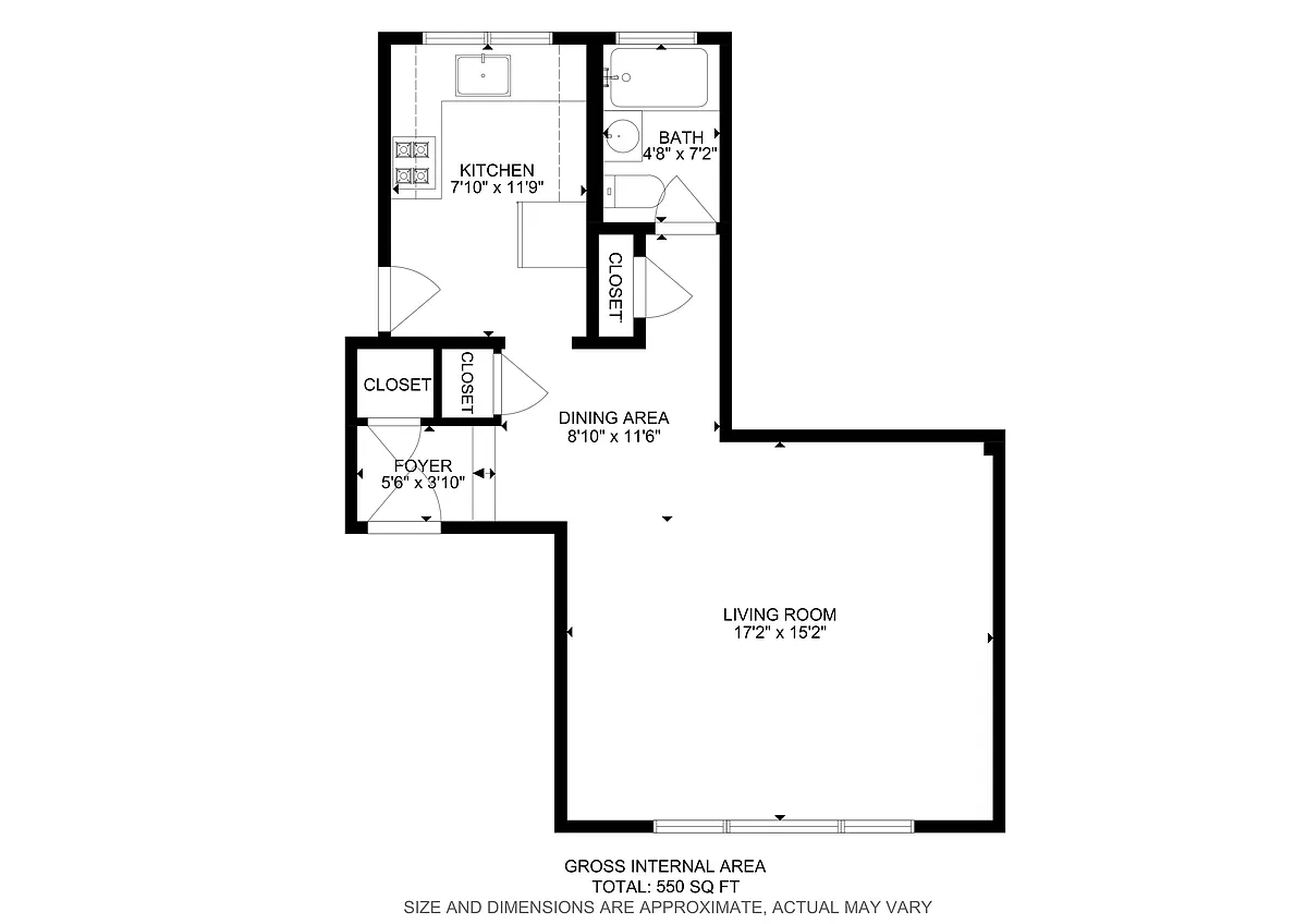 Floor plan Studio