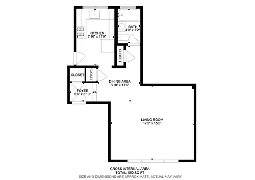 Floor plan Studio