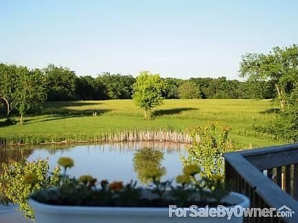 backyard view from deck