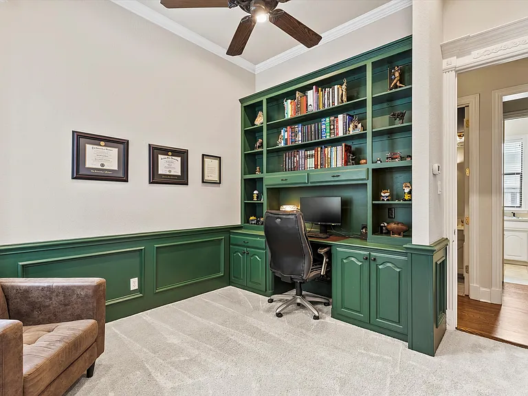 Down Stairs Office/5th Bedroom Has A Closet And Full Bath