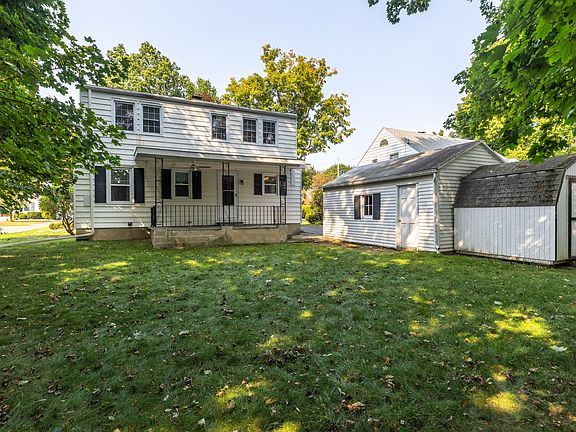 Backyard with Garage and Shed