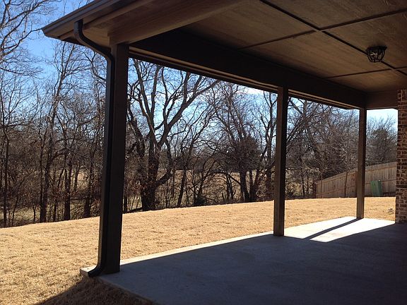 Large covered patio.