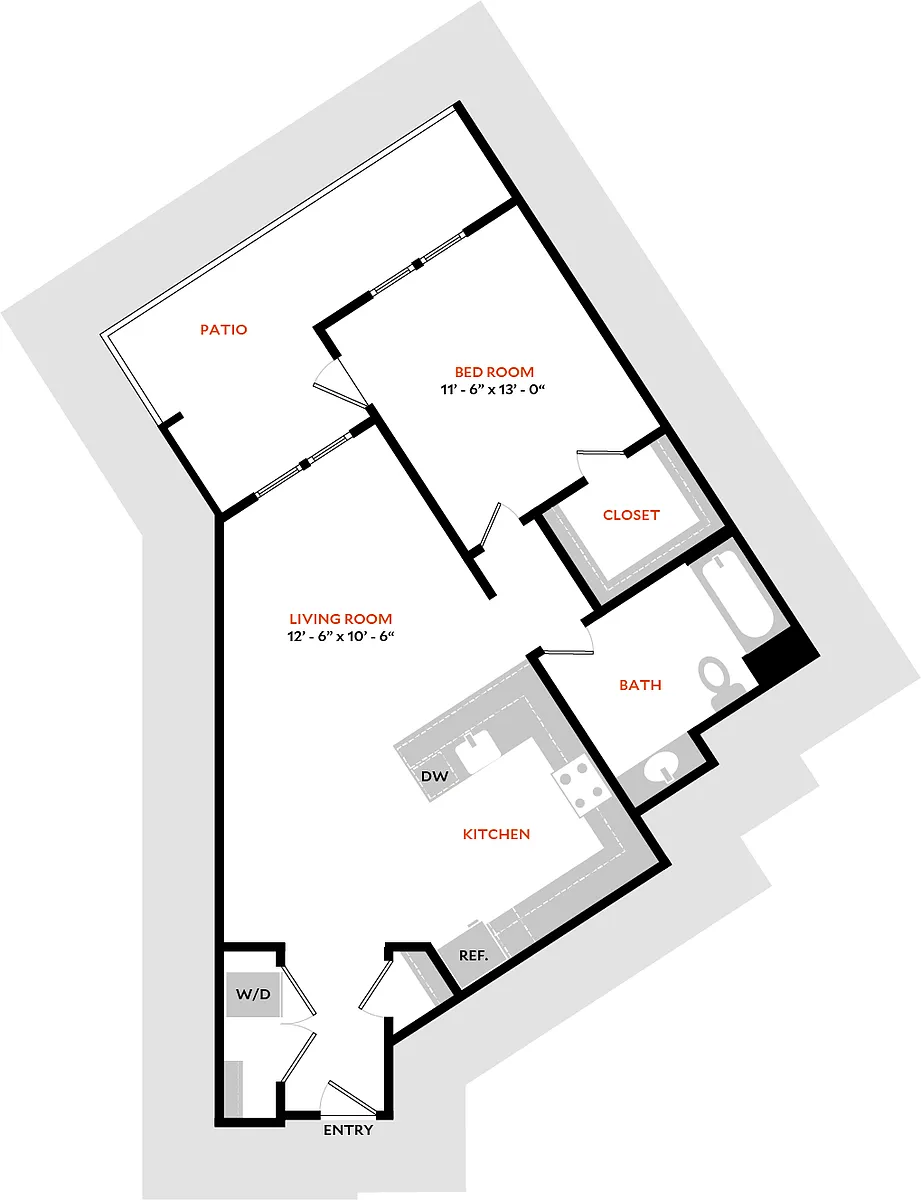 Floor plan Plan 1G