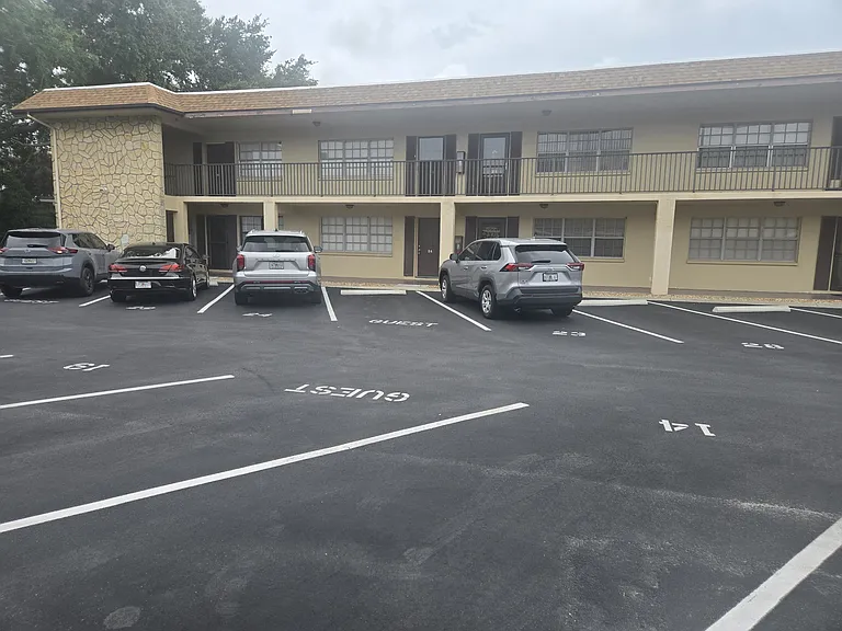 Front of Building. Apt is ground floor in 2 story building.