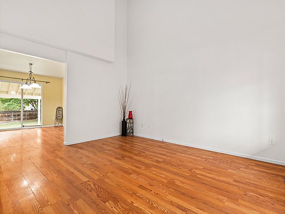 Vaulted ceiling living room