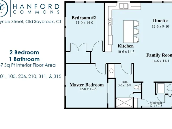 Hanford Commons, 101 Lynde St #206, Old Saybrook, CT 06475