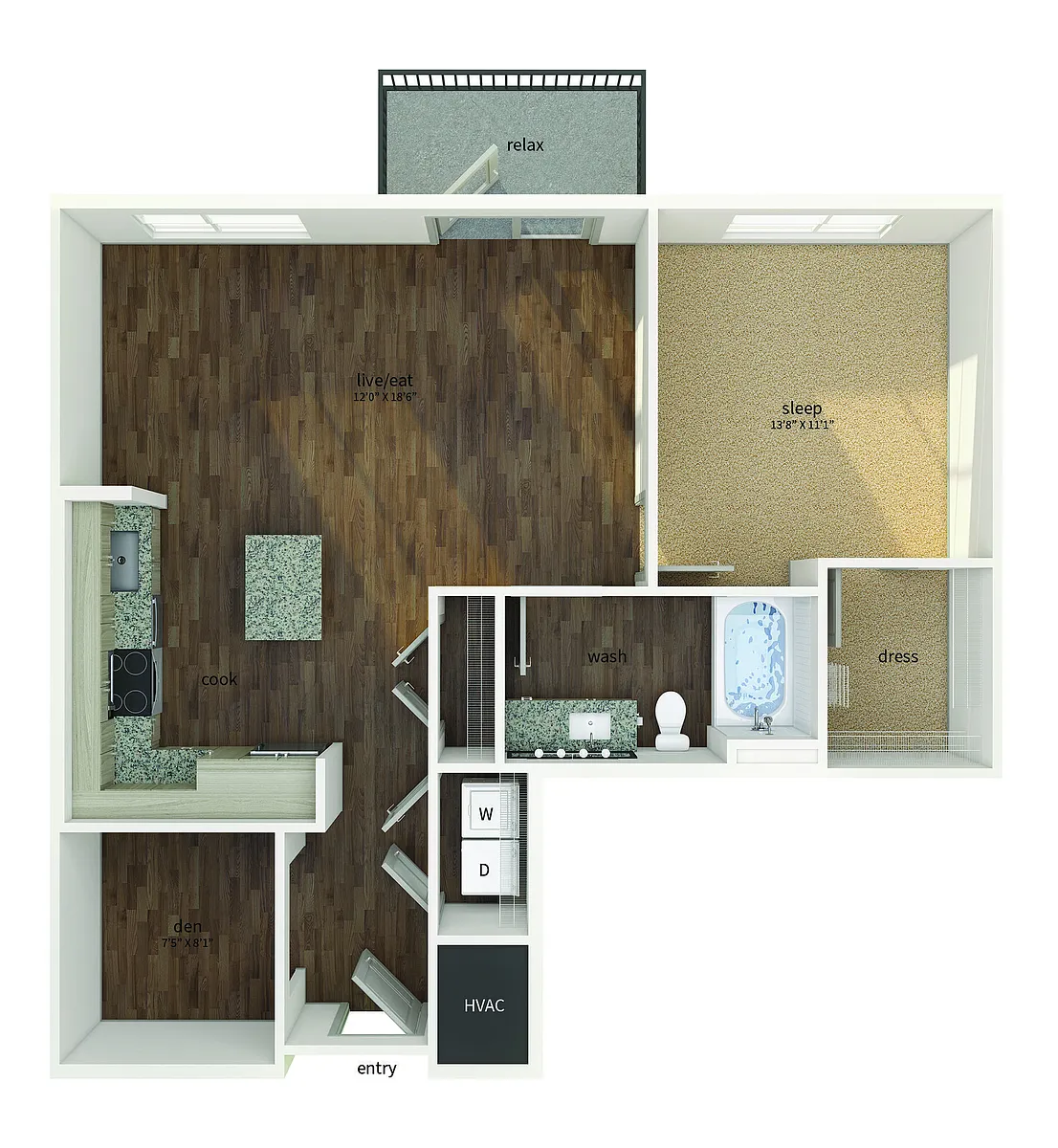 Floor plan A4D