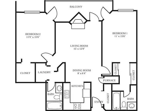 Floor plan Glencoe Renovated