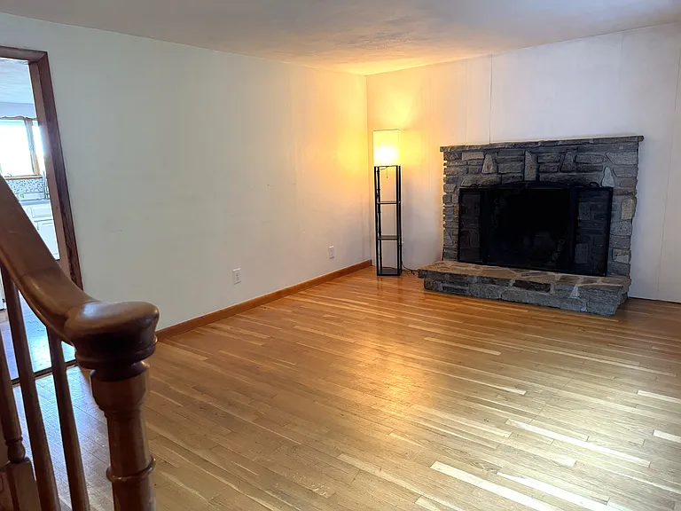 Large living room with hardwood floors