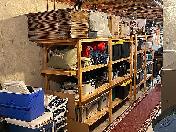 Basement storage 