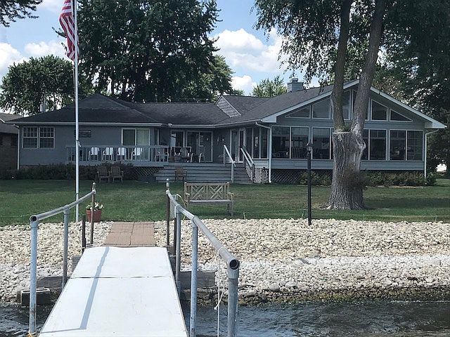 View of home from the dock 