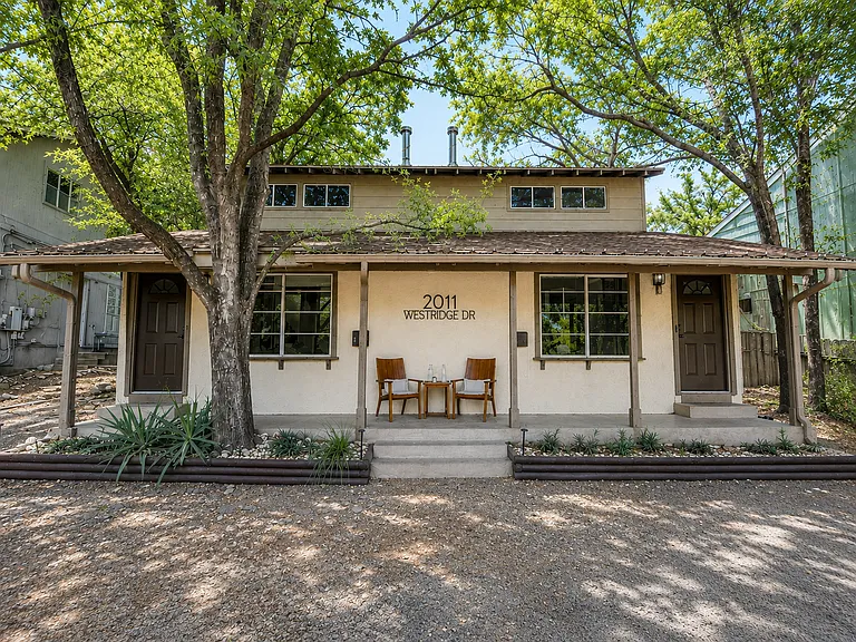 Front of duplex
