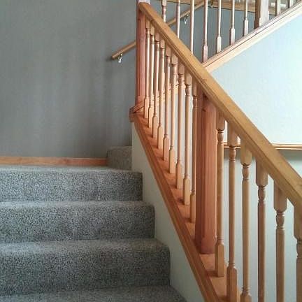 stairs with new carpet