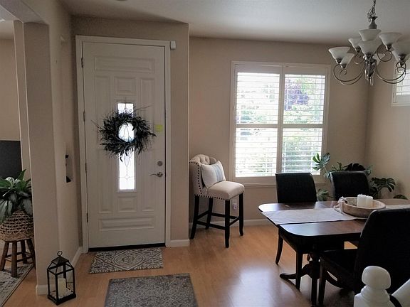 Main entrance - right is dining room and left is living room.