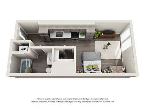 Floor plan S2 Studio