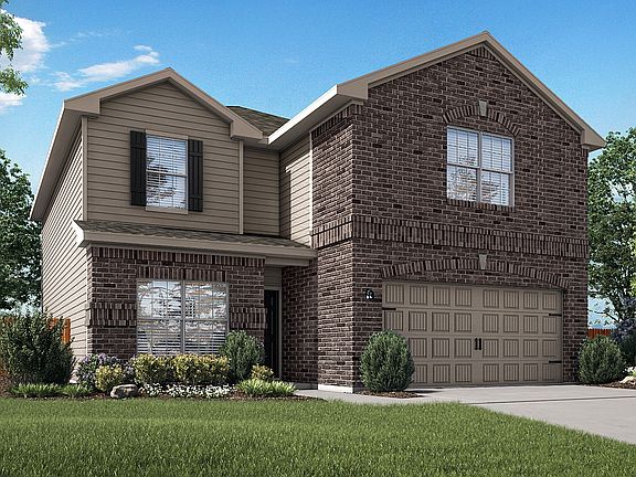 The Travis plan by LGI Homes is available at Homestead Estates.