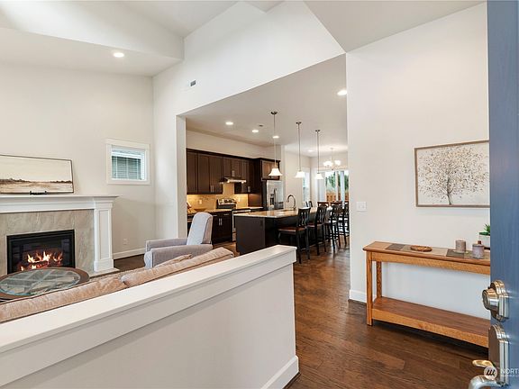 View as you enter the front door. >