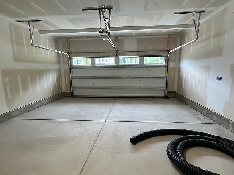 2 car garage with EV hookup