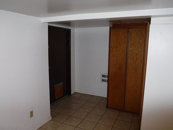 Entry door and closet