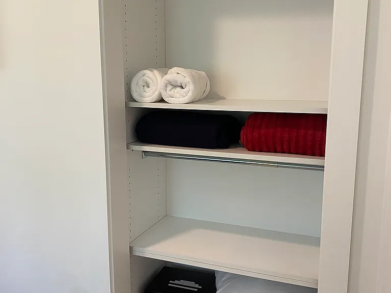 Storage in main floor bedroom