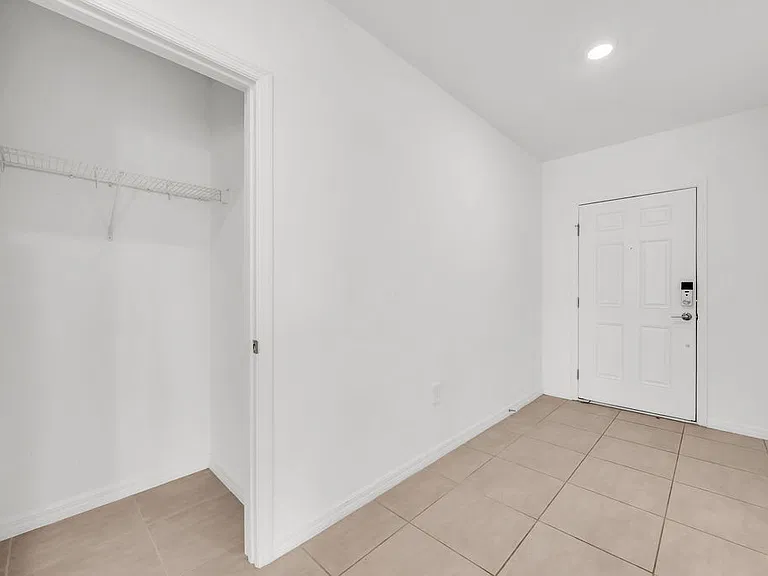 Main door & closet