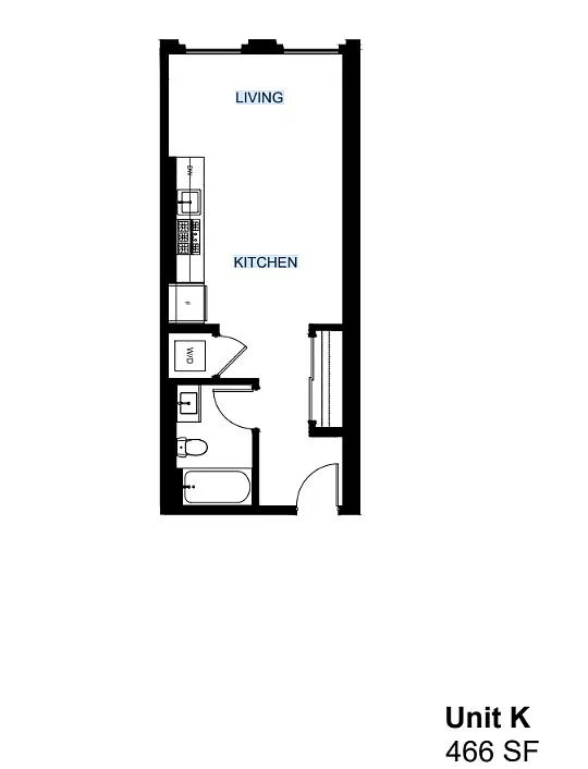 Floor plan K - Studio
